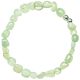 Bracelet en jade vert - Perles roulées 5 à 8 mm