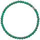 Bracelet en malachite - Perles rondes 4 mm