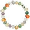 Bracelet en pierres naturelles mixtes - Perles roulées 8 à 12 mm