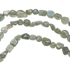 Bracelet en labradorite - Perles roulées 5 à 8 mm