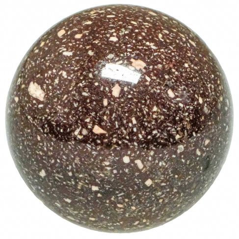 Sphère en porphyre impérial