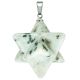 Pendentif étoile merkaba en jaspe sésame