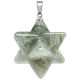 Pendentif étoile merkaba en labradorite