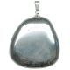 Pendentif pierre plate en hématite