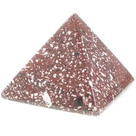Pyramide en porphyre impérial rouge