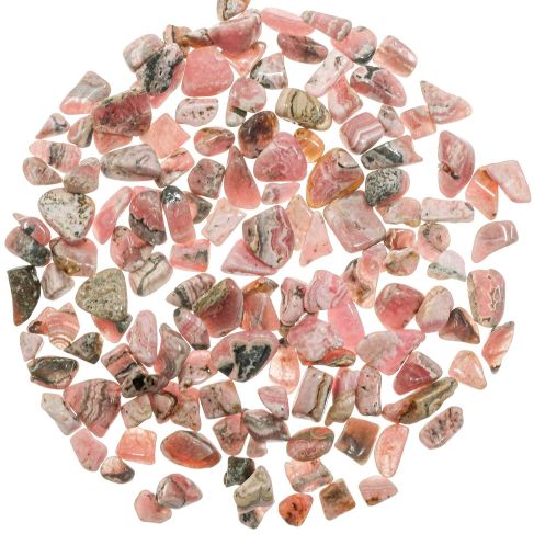 Petites pierres roulées rhodochrosite - 5 à 15 mm - 50 grammes