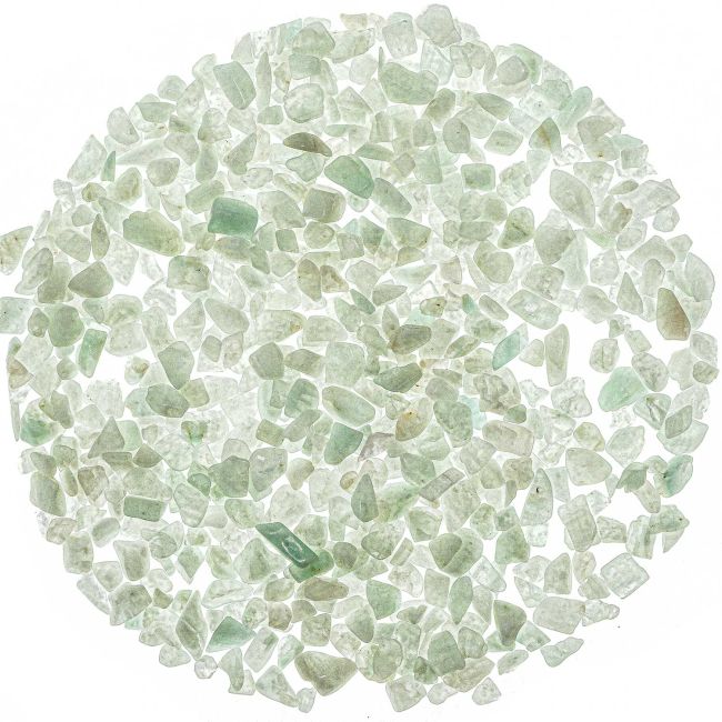 Mini pierres roulées amazonite - 3 à 8 mm - 100 grammes