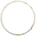 Bracelet en opale des Andes rose - Perles facetées ultra mini