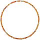 Bracelet en cornaline - Perles facetées ultra mini
