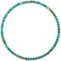 Bracelet en chrysocolle - Perles facetées ultra mini