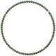 Bracelet en spinelle noire - Perles facetées ultra mini