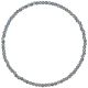 Bracelet en iolite - Perles facetées ultra mini