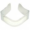 Bracelet bangle avec nacre blanche