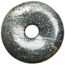 Donut Pi Chinois pyrite en ardoise pour pendentif