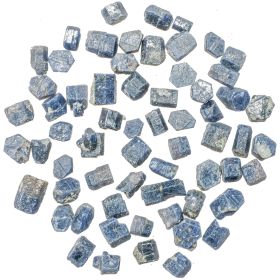 Cristaux bruts de saphir bleu - 8 à 12 mm - Lot de 3