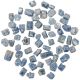 Cristaux bruts de saphir bleu - 8 à 12 mm - Lot de 3