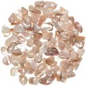 Eclats de nacre blanc beige rosé - 1 à 2.5 cm - 100 grammes