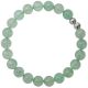 Bracelet en aventurine verte - Perles rondes 8 mm