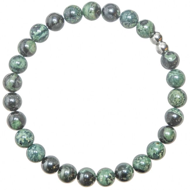 Bracelet en jaspe de Kambaba - Perles rondes 6 mm