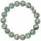 Bracelet en jaspe vert - Perles rondes 10 mm