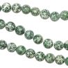Bracelet en jaspe vert - Perles rondes 10 mm