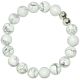 Bracelet en howlite - Perles rondes 10 mm