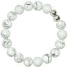 Bracelet en howlite - Perles rondes 10 mm