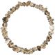 Bracelet en cristal fumé - perles baroques