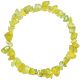 Bracelet en serpentine verte - Perles baroques