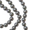 Bracelet en hématite - Perles rondes 10 mm