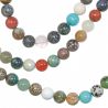 Bracelet en pierres du monde - Perles rondes 8 mm