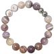 Bracelet en agate de Botswana - Perles rondes 6 mm