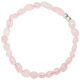 Bracelet en quartz rose - Perles pierres roulées 5 à 8 mm