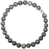 Bracelet en astrophyllite - Perles pierres rondes 8 mm