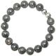 Bracelet en astrophyllite - Perles pierres rondes 10mm