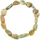 Bracelet en jaspe vert - Perles roulées 10 à 15 mm