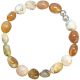 Bracelet en opale jaune - Perles roulées 8 à 12 mm