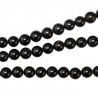 Bracelet en spinelle noire - Perles rondes 8 mm