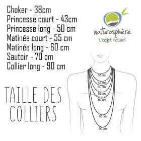 Collier en quartz rose - Perles roulées 5 à 8 mm - 38 cm