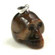 Pendentif crâne en oeil de tigre