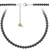 Collier en onyx noir  - Perles rondes 6 mm - 38 cm