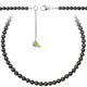 Collier en onyx noir  - Perles rondes 6 mm - 43 cm