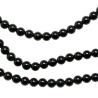 Collier en onyx noir  - Perles rondes 6 mm - 90 cm