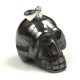 Pendentif crâne en hématite