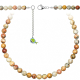Collier en agate crazy lace - Perles rondes 8 mm - 38 cm