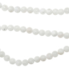 Collier en pierre de lune blanche - Perles rondes 6 mm - 55 cm