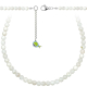 Collier en pierre de lune blanche - Perles rondes 6 mm - 60 cm