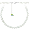 Collier en pierre de lune blanche - Perles rondes 8 mm - 50 cm