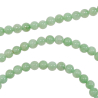 Collier en jade vert - Perles rondes 6 mm - 50 cm