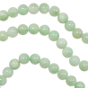 Collier en jade vert - Perles rondes 8 mm - 38 cm